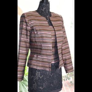 J S COLLECTION JACKET AND MATCHING CAMISOLE TOP IS LIKE NEW